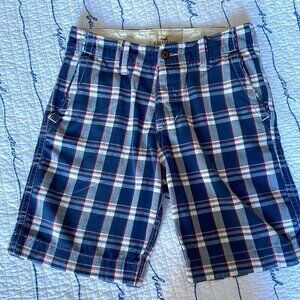 🎀 3 for $45 Hollister Plaid Shorts Size 28 GUC Cotton